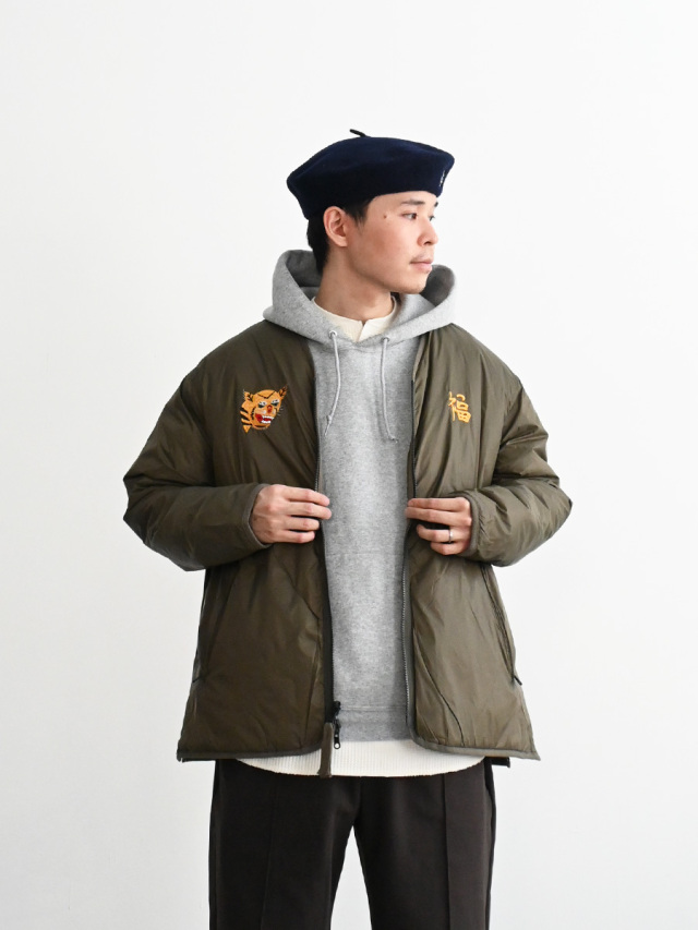 TAION (タイオン) リバーシブル・ベトジャンダウンジャケット