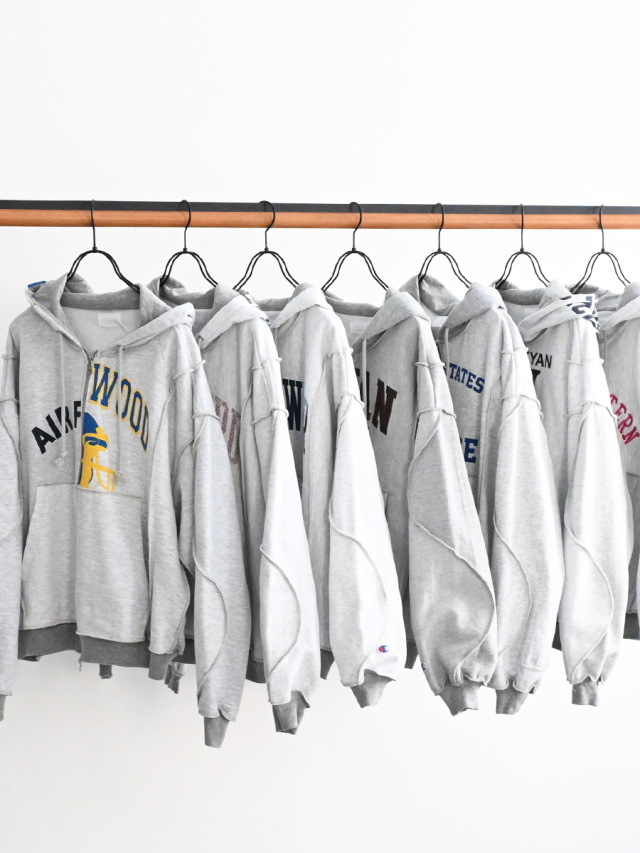 CHANGES (チェンジーズ)　REMAKE ZIP SWEAT PARKA