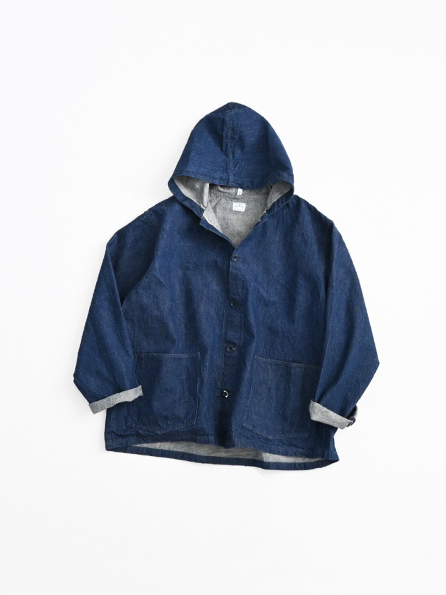 NECESSARY or UNNECESSARY (ネセサリーオアアンネセサリー) DENIM HOOD