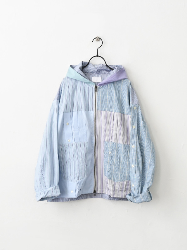 CHANGES (チェンジーズ)　REMAKE CHECK SHIRT PARKA #B
