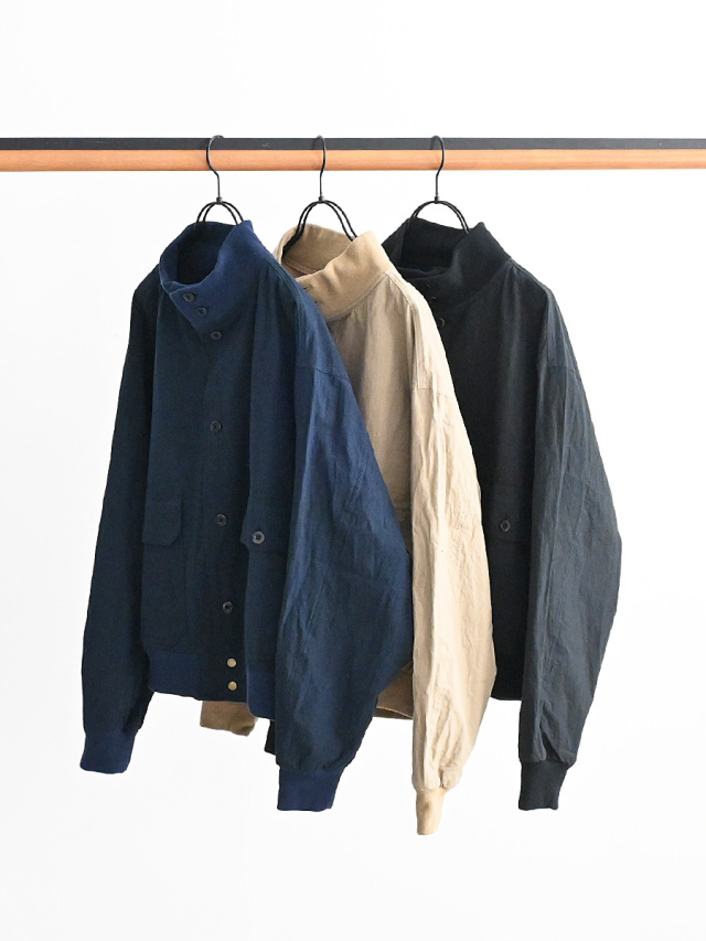 maillot (マイヨ)　C/H Cloth Flight Jacket (コットンヘンプクロス・フライトジャケット) MAO-26102