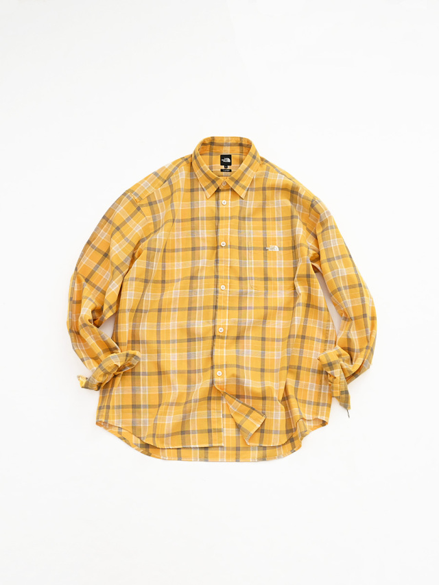 THE NORTH FACE (ザ ノースフェィス) ロングスリーブフラッシュドライチェックシャツ