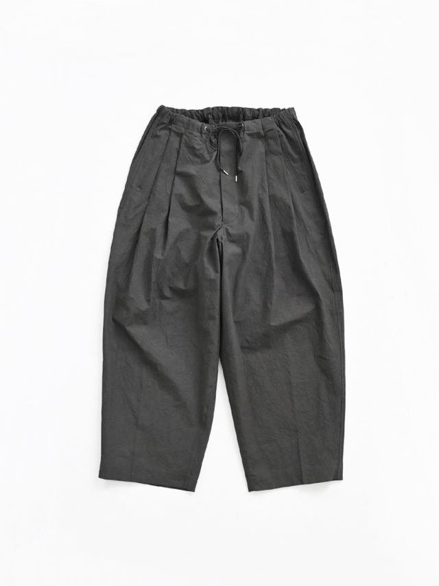 HAVERSACK (ハバーサック)　コットンタイプライターツープリーツ ワイドイージーパンツ