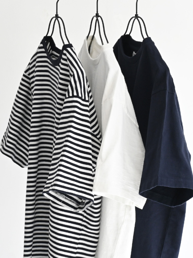 YAECA (ヤエカ)　Slub Yarn T-shirt (31061007)