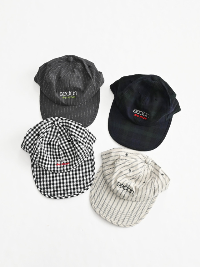 SEDAN ALL-PURPOSE (セダンオールパーパス)　Classic Logo Cotton Linen Cap