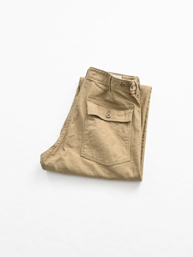 orSlow (オアスロウ) US ARMY FATIGUE PANTS (REGULAR FIT) -SAND BEIGE