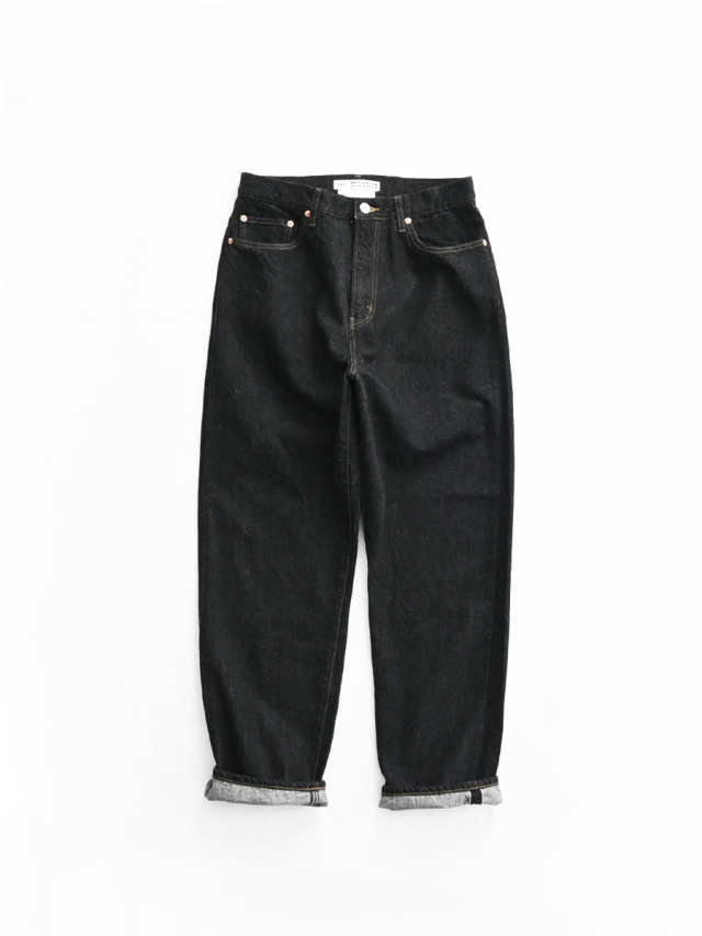 YAECA (ヤエカ)　No.7 Tapered Wide -BLACK