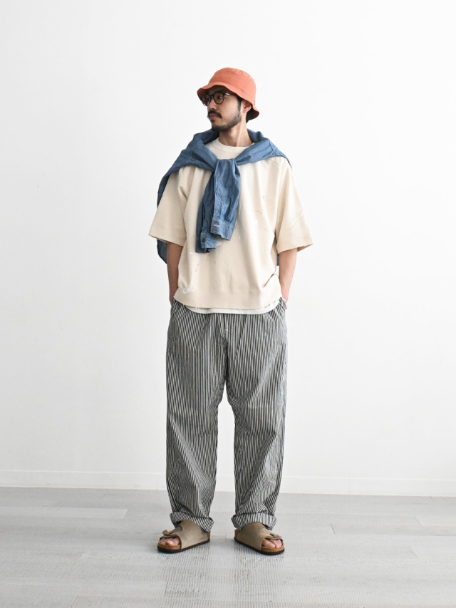 A VONTADE (アボンタージ)　Mil. Easy Pants -Hickoly Hardtwist Chambray- VTD-0503-PT