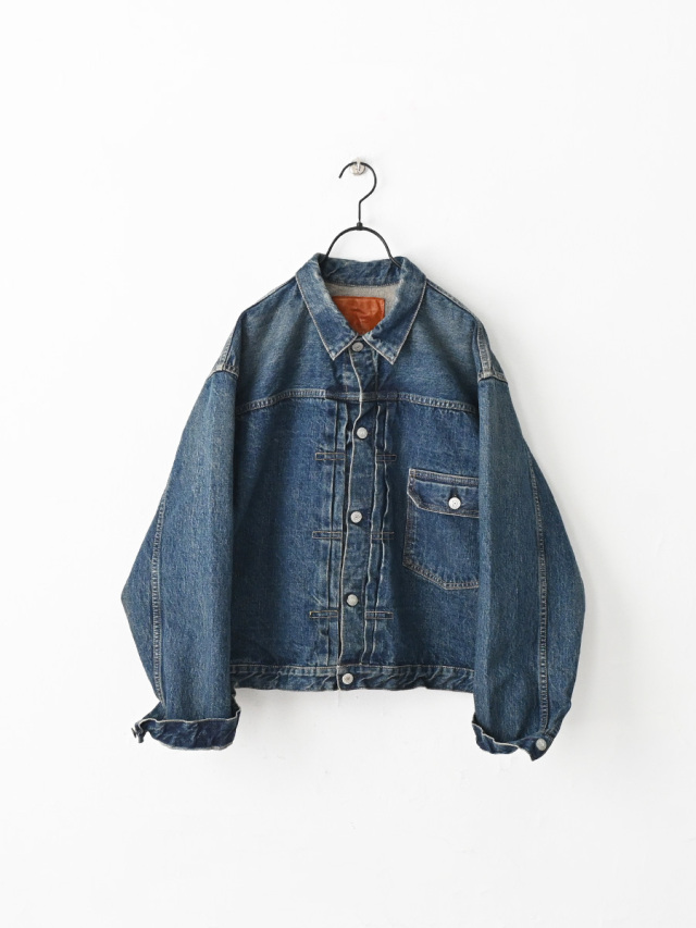 orSlow (オアスロウ)　TYPE1 40'S PLEATED FRONT BLOUSE -2YAER WASH