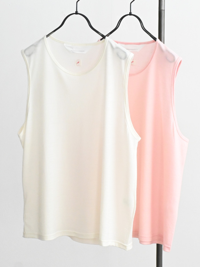 ill (イル) メリノウール Uネックタンクトップ Made by ANDER