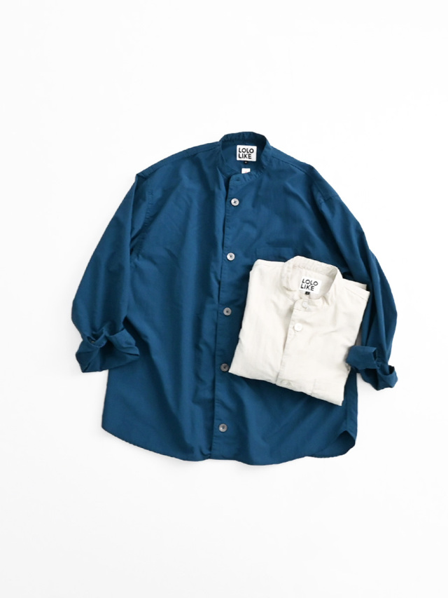 ill (イル) ニュースタンダードスタンドカラー ビッグシャツ Made by LOLO LIKE