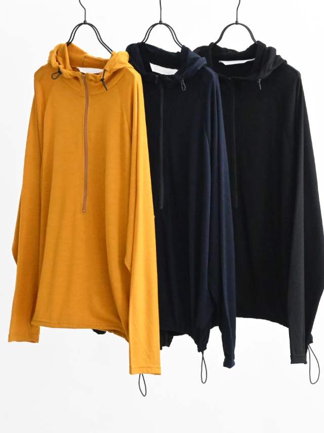 ill (イル) メリノウール ハーフジップフーディー Made by ANDER