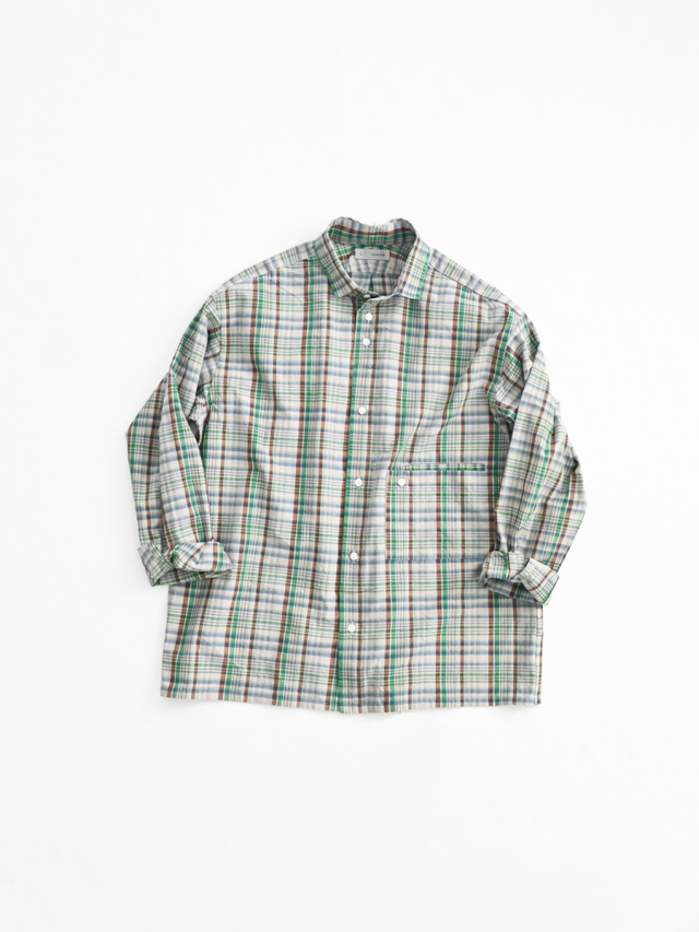 nisica (ニシカ)　レギュラーカラーシャツ