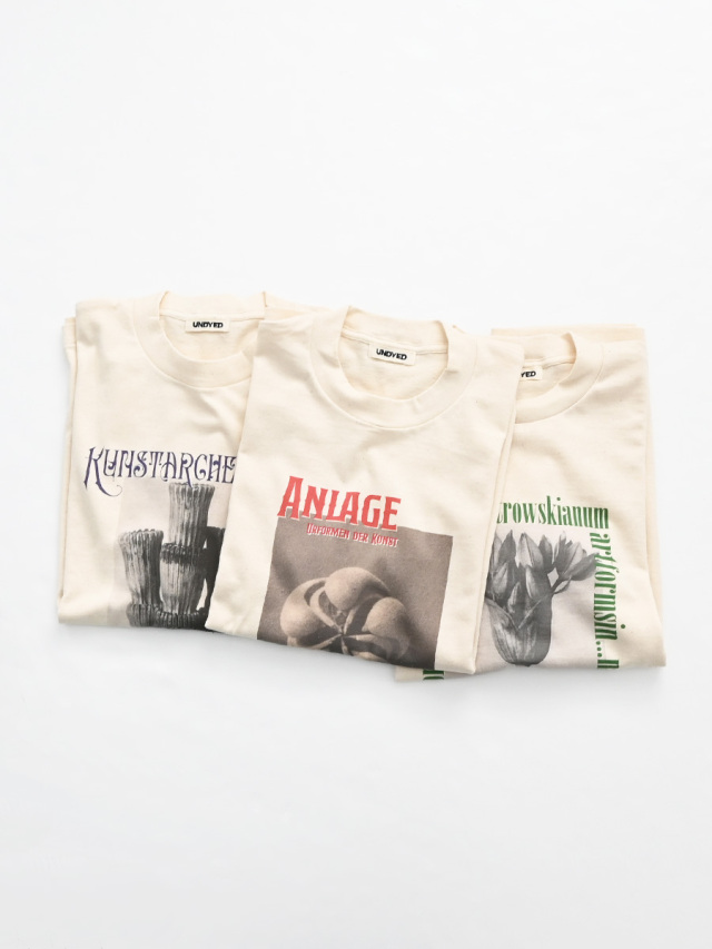UNDYED (アンダイド)　Karl Blossfeldt Print-Tee