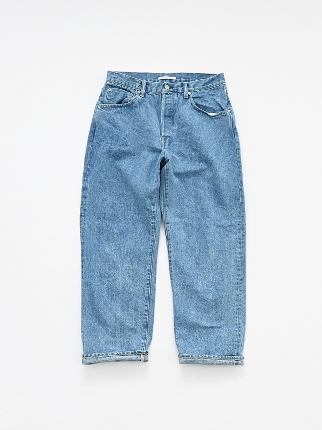 HATSKI (ハツキ)　Wide Tapered Washi Denim -Blue- DENIM03-W
