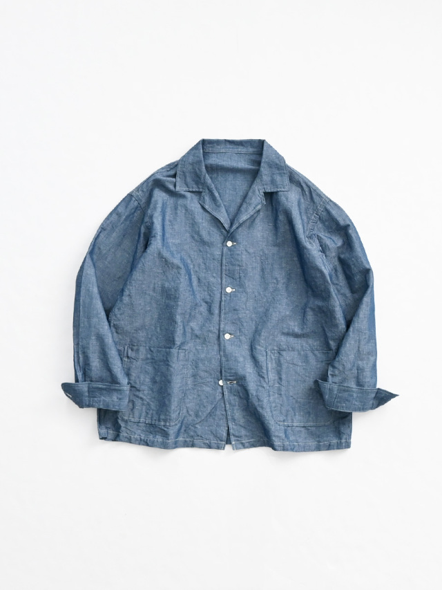 【5/18(mon) 19:00発売開始】 A VONTADE (アボンタージ) × ill (イル)　Open Collar Shirts LS VTD-0397-SH-ST