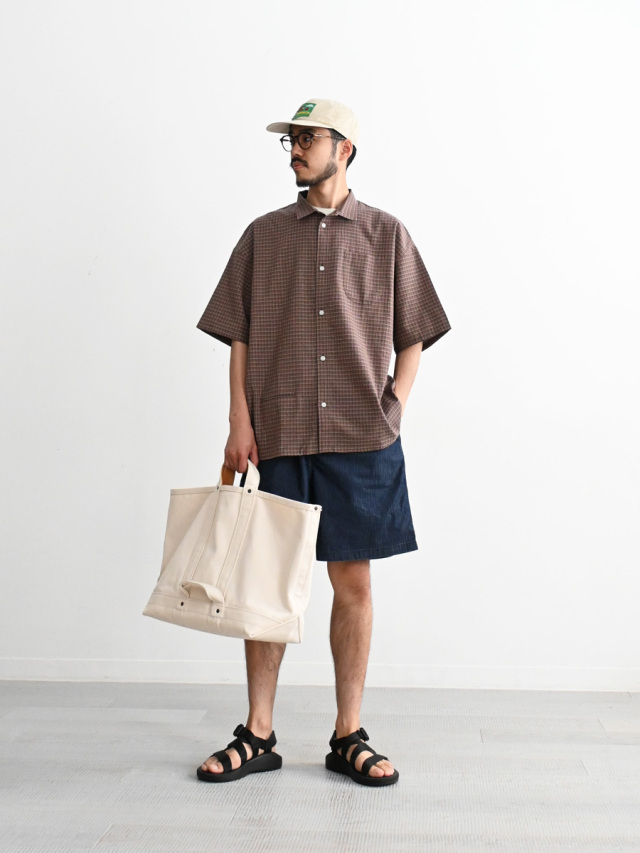 NOROLL (ノーロール)　NORMAL PANAMA S/S SHIRT