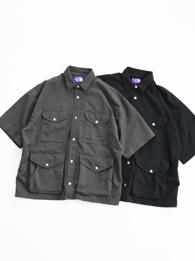 THE NORTH FACE PURPLE LABEL (ザ ノースフェィス パープルレーベル)　Garment Dyed ALPHADRY Field S/S Shirts