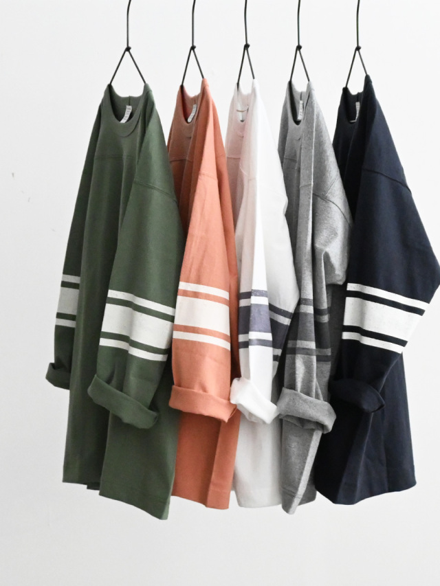 A VONTADE (アボンタージ) 7.5oz Football T-Shirts -Line- VTD-0576-CS-P2