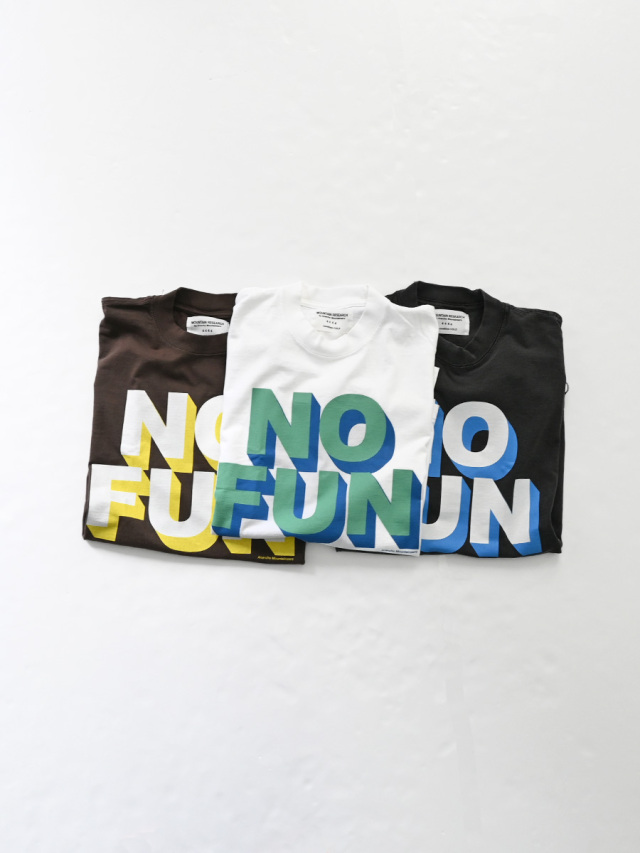 MOUNTAIN RESEARCH (マウンテンリサーチ)　No Fun Garment dye Tee