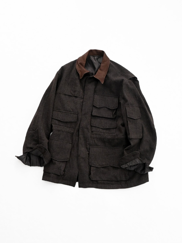 KAPTAIN SUNSHINE (キャプテンサンシャイン)　Wool Herringbone Explorer Jacket