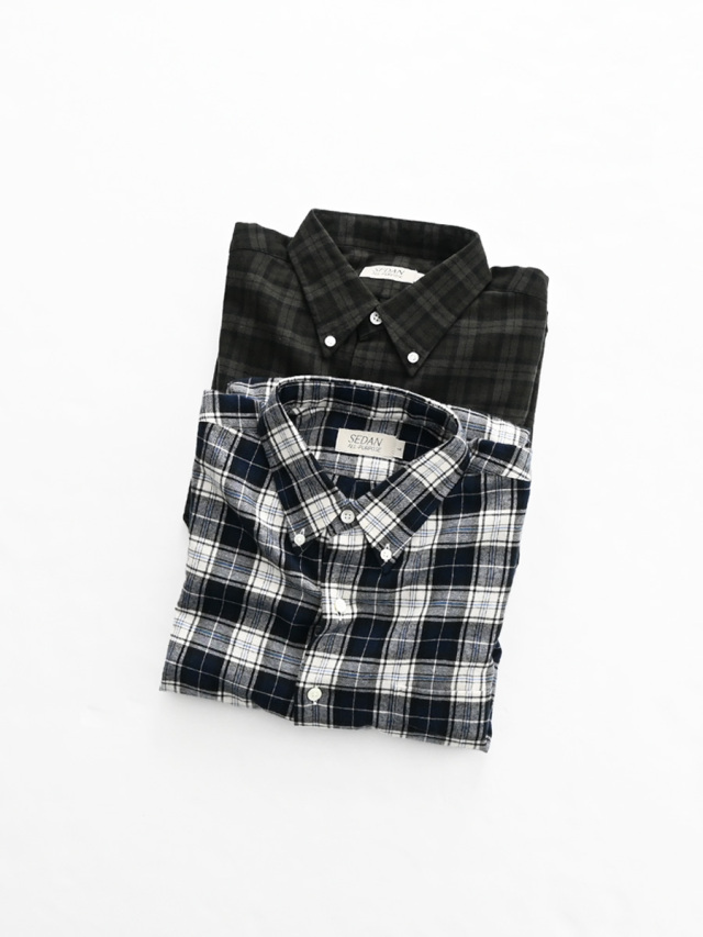 SEDAN ALL-PURPOSE (セダンオールパーパス)　BOX Plaid BD Shirts