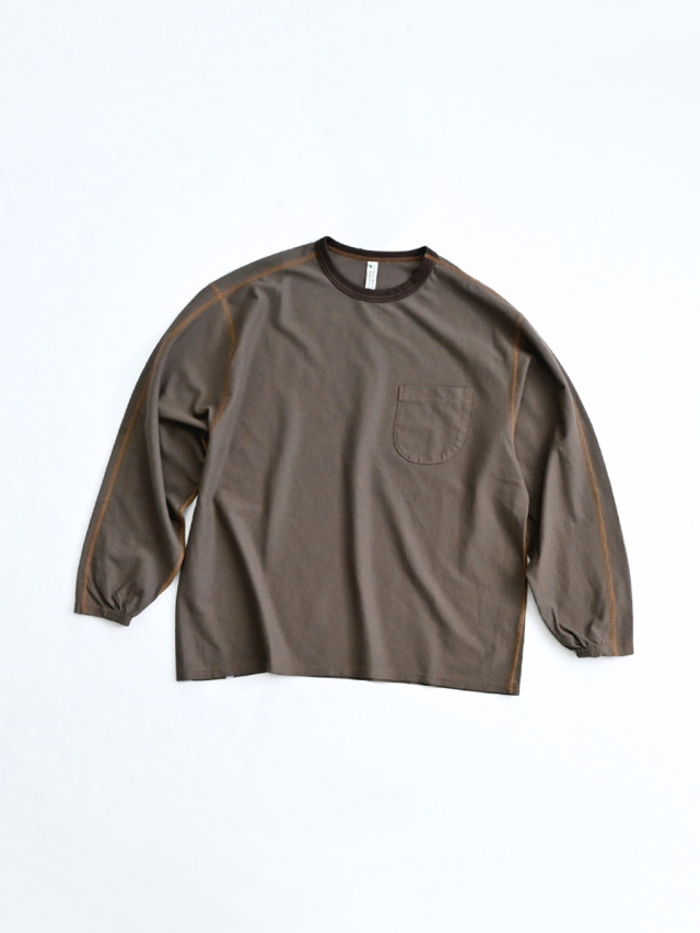 NOROLL (ノーロール)　DRY WASHI L/S POCKET TEE