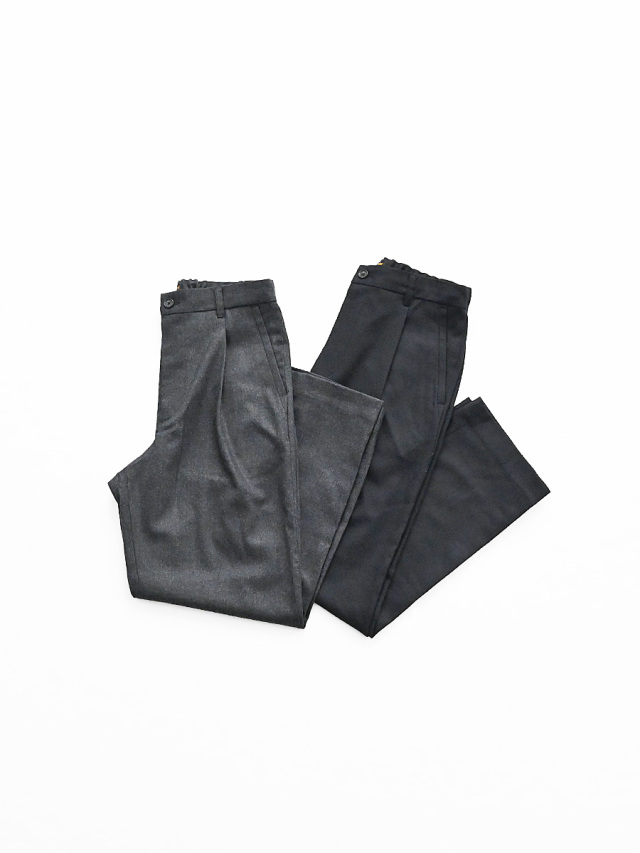 【1月1日0時セール開始 30%OFF】 A VONTADE (ア ボンタージ)　1 Tuck Easy Trousers -Wool Flannel- VTD-0470-PT3