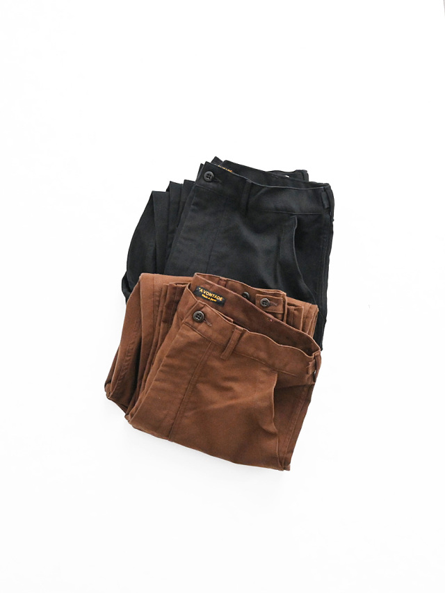 【1月1日0時セール開始 30%OFF】  A VONTADE (ア ボンタージ)　1 Utility Trousers -Organic Moleskin- VTD-0496-PT2