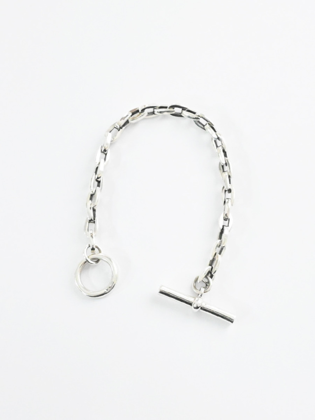 GENERAL (ジェネラル)　925 SILVER T-BAR BRACELET #GEN-051