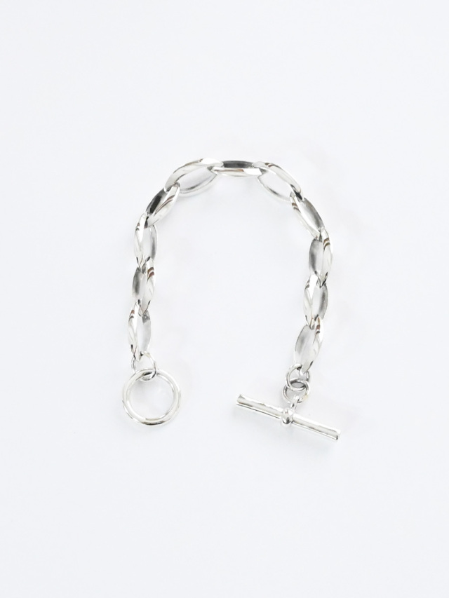 GENERAL (ジェネラル)　925 SILVER T-BAR BRACELET #GEN-052