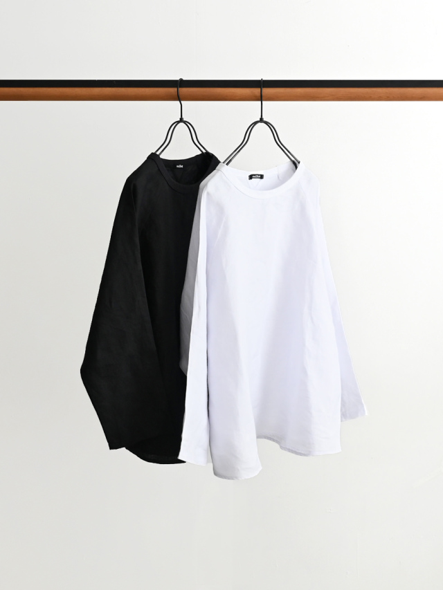 【40%OFF】maillot mature (マイヨマチュア)　Linen B.B Shirt (リネン・ベースボールシャツ) MAS-25154