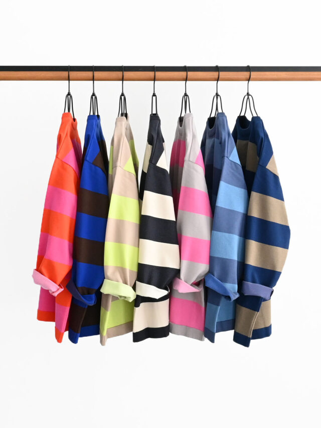 maillot (マイヨ)　Wide Border Long-Tee (ワイドボーダーロングTee) MAK-21222