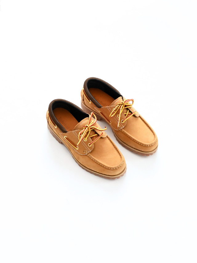 【30%OFF】Timberland　3-EYE LUG HANDSEWN BOAT SHOE - WHEAT NUBUCK