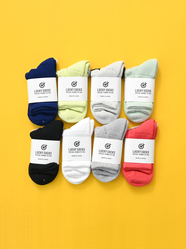 LUCKY SOCKS(ラッキーソックス)　リラックスパイルアンクルソックス