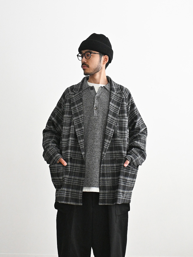 ハンジン　バパケ BASISBROEK (バージスブルック) ツイードジャケット 