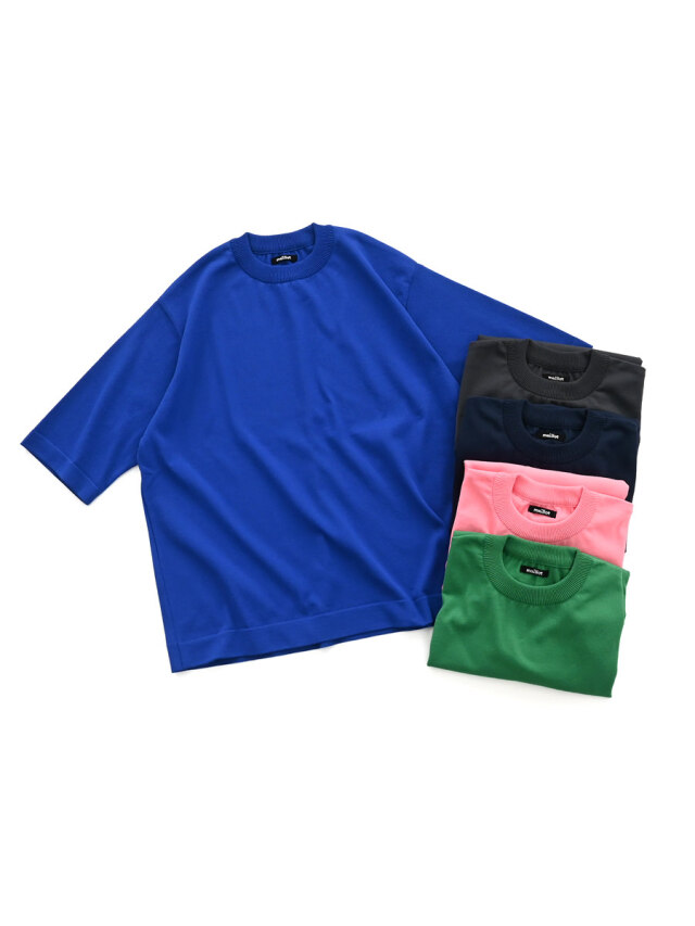 【40%OFF】maillot mature (マイヨマチュア)　Crew Half-Sleeve Tee (クルー無地ハーフスリーブTee) MAK-24173