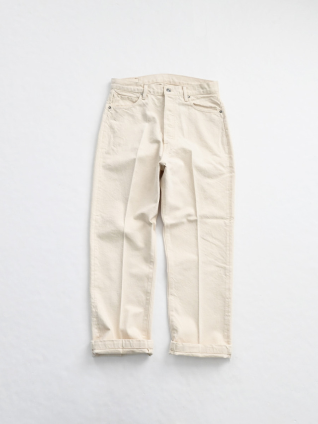HATSKI (ハツキ) Denim06 Tailored Jeans -Ecru-