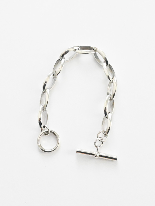 GENERAL (ジェネラル)　925 SILVER T-BAR BRACELET #GEN-052
