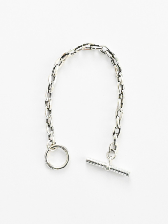 GENERAL (ジェネラル)　925 SILVER T-BAR BRACELET #GEN-051