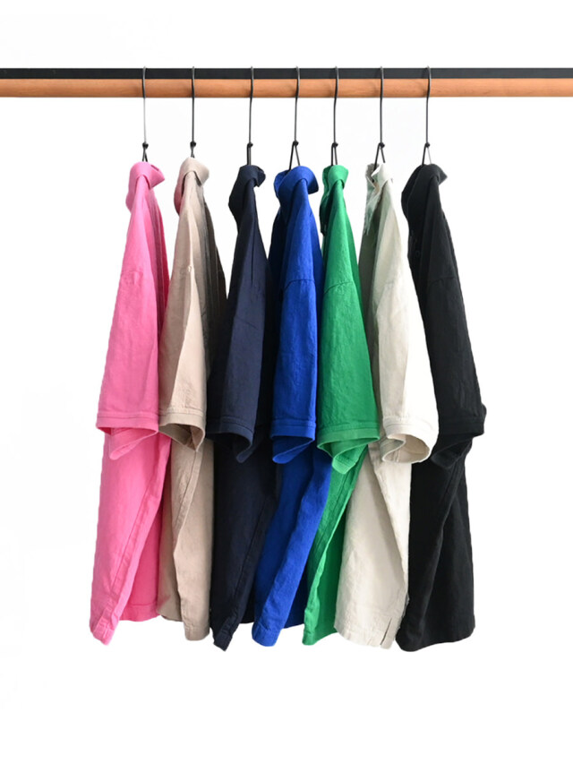 【20%OFF】maillot (マイヨ)　Linen Rich Polo Shirt-Tee (リネンリッチポロシャツTee) MAS-24116