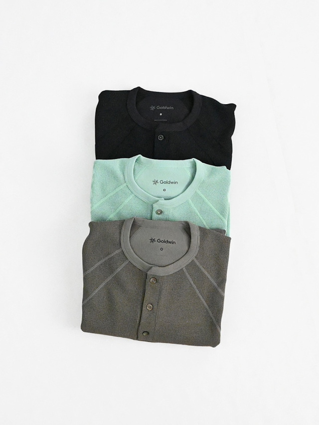 Goldwin (ゴールドウィン) Mesh WF Actinoid Henley Neck T-shirt