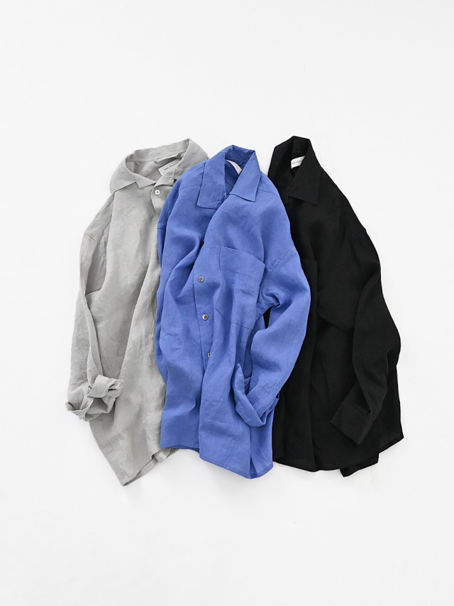 PERS PROJECTS (パースプロジェクト)　VICTOR L/S WIDE FIT SHIRTS “SOLID”