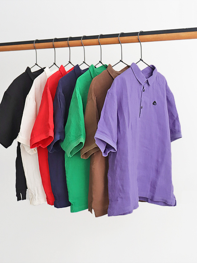 maillot マイヨ Linen Shirt-Tee