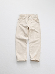 HATSKI (ハツキ)　DENIM01 Loose Tapered Denim -Ecru-