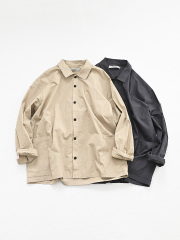 BASISBROEK (バージスブルック)　レギュラーカラーシャツ ORGEN -LINEN-