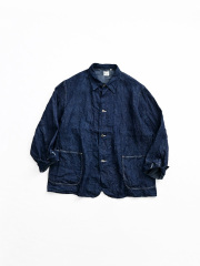 orSlow (オアスロウ)　WWII 40'S LINEN DENIM COVERALL (LOOSE FIT)