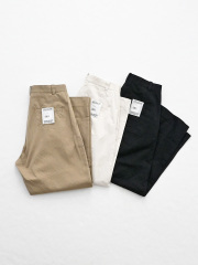 YAECA (ヤエカ)　Chino Trousers, Two-Tuck Straight 2nd(11061606)