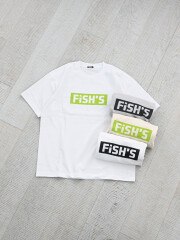 FiSH'S (フィッシュ)　ボックスロゴ プリントTee #A