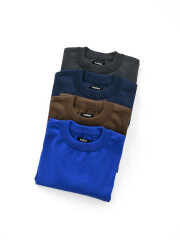 maillot mature (マイヨマチュア)　Crew Half-Sleeve Knit Tee (クルー・ニットTee) MAK-24173
